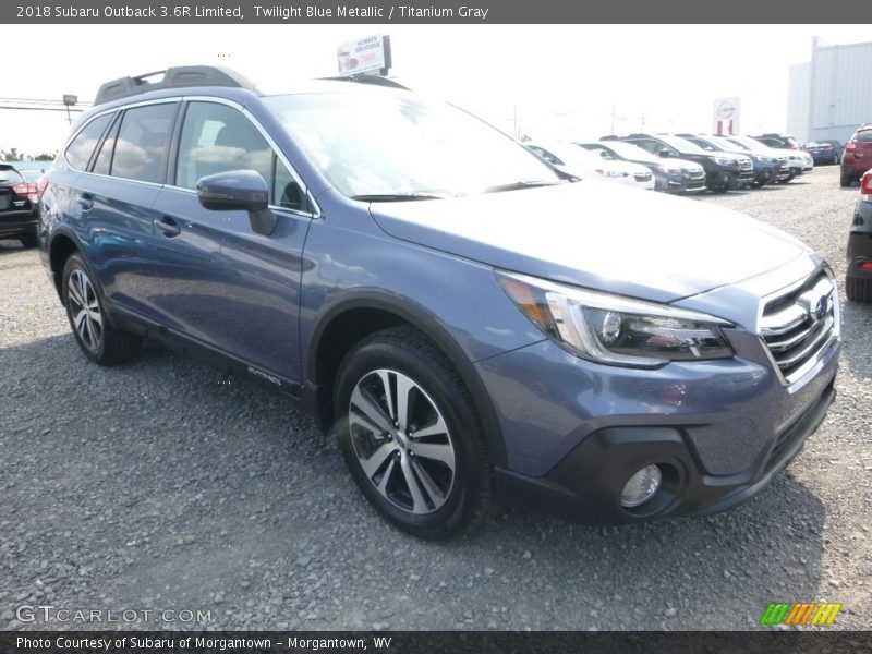Twilight Blue Metallic / Titanium Gray 2018 Subaru Outback 3.6R Limited
