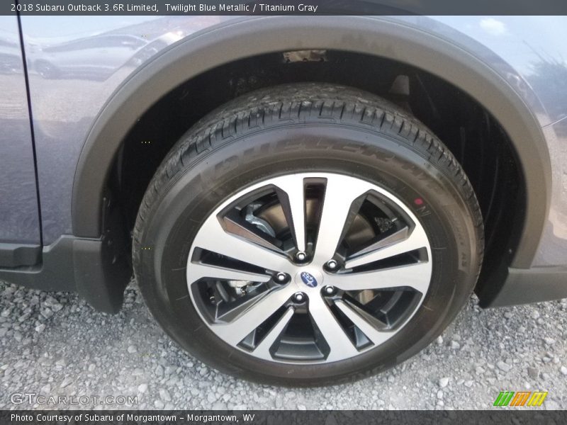 Twilight Blue Metallic / Titanium Gray 2018 Subaru Outback 3.6R Limited