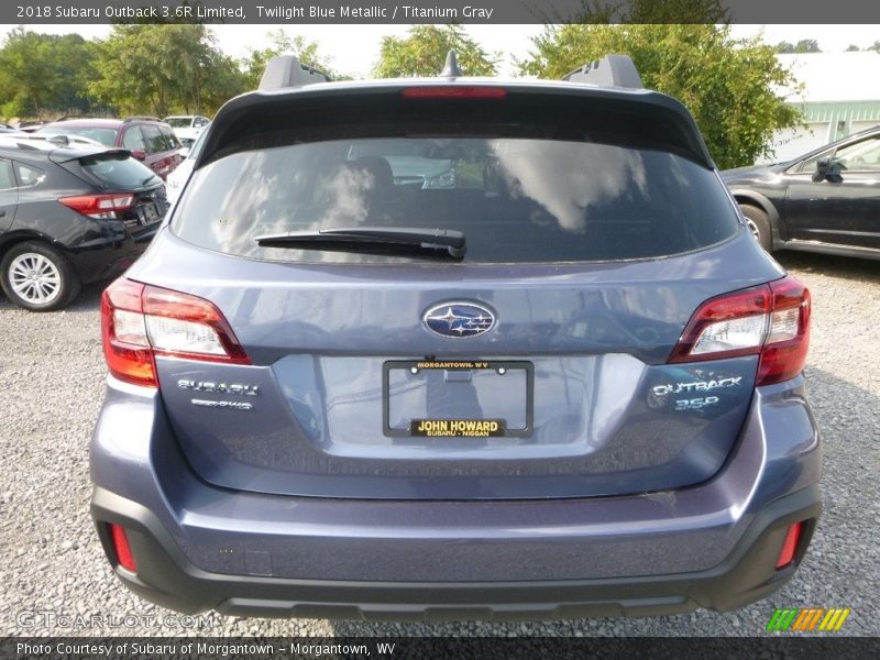 Twilight Blue Metallic / Titanium Gray 2018 Subaru Outback 3.6R Limited