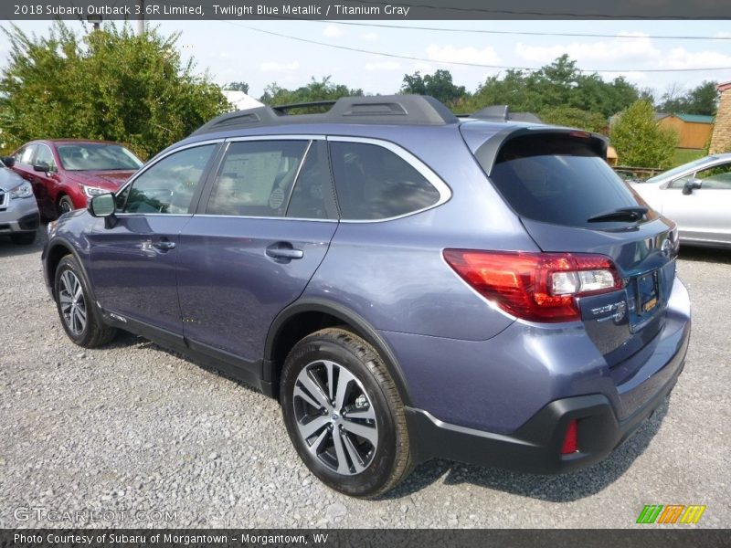 Twilight Blue Metallic / Titanium Gray 2018 Subaru Outback 3.6R Limited