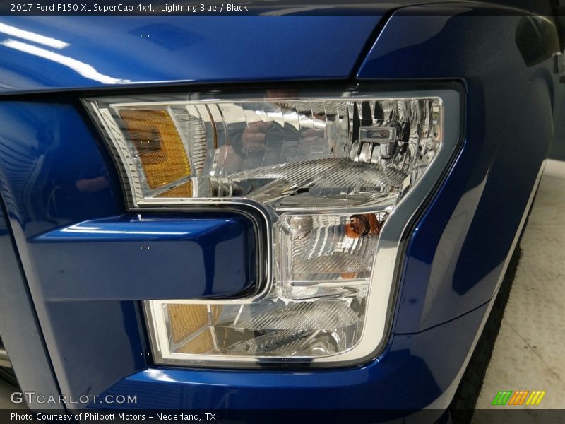 Lightning Blue / Black 2017 Ford F150 XL SuperCab 4x4