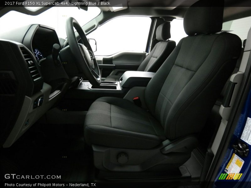 Lightning Blue / Black 2017 Ford F150 XL SuperCab 4x4