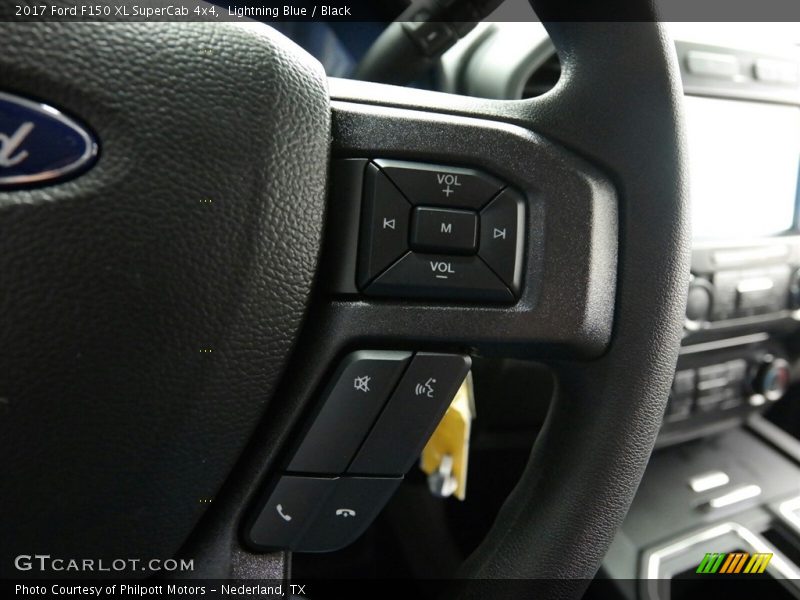 Lightning Blue / Black 2017 Ford F150 XL SuperCab 4x4