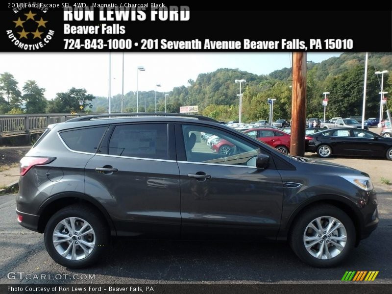 Magnetic / Charcoal Black 2018 Ford Escape SEL 4WD