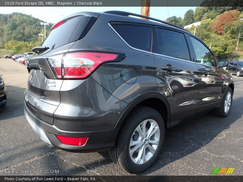 Magnetic / Charcoal Black 2018 Ford Escape SEL 4WD
