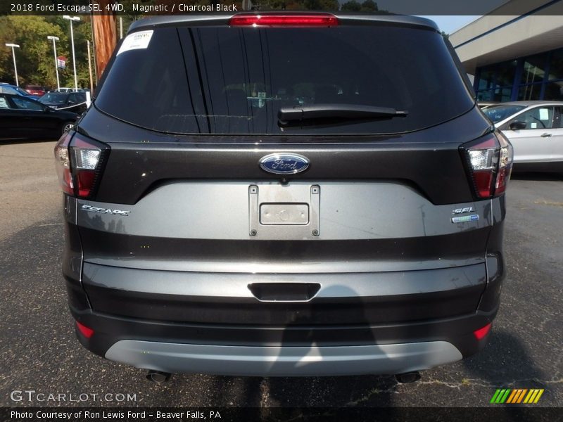Magnetic / Charcoal Black 2018 Ford Escape SEL 4WD