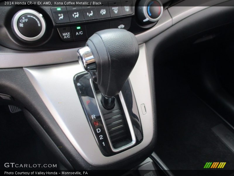 Kona Coffee Metallic / Black 2014 Honda CR-V EX AWD