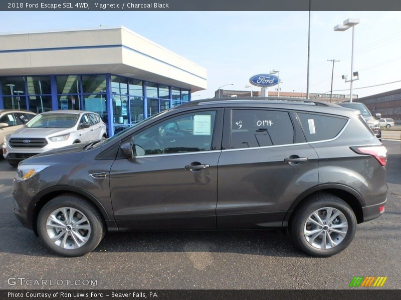 Magnetic / Charcoal Black 2018 Ford Escape SEL 4WD