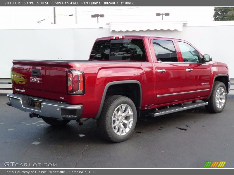 Red Quartz Tintcoat / Jet Black 2018 GMC Sierra 1500 SLT Crew Cab 4WD