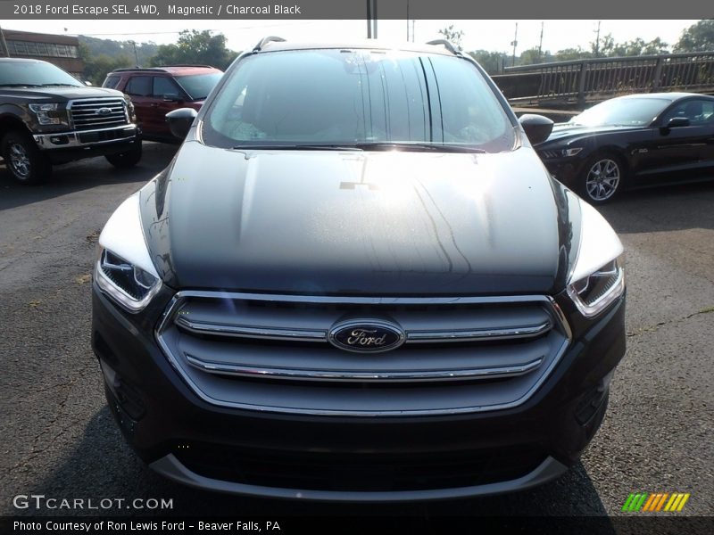 Magnetic / Charcoal Black 2018 Ford Escape SEL 4WD