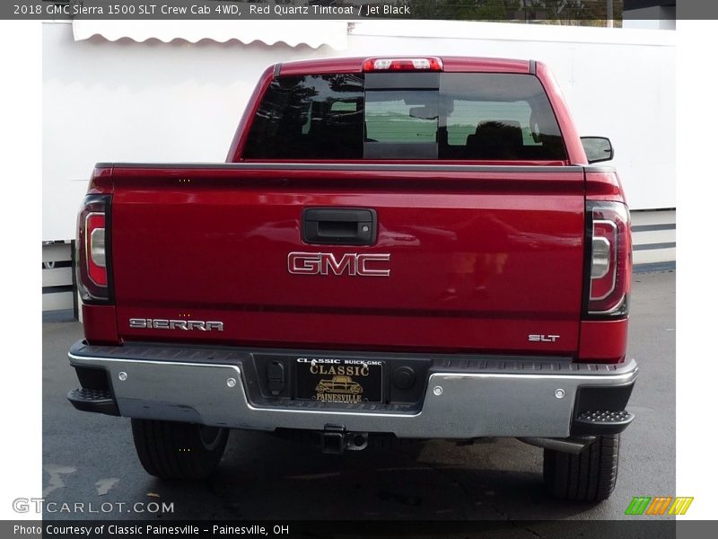 Red Quartz Tintcoat / Jet Black 2018 GMC Sierra 1500 SLT Crew Cab 4WD