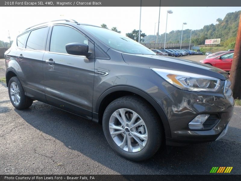 Magnetic / Charcoal Black 2018 Ford Escape SEL 4WD