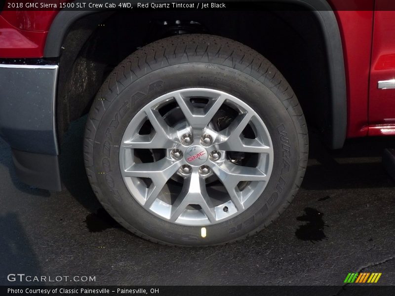 Red Quartz Tintcoat / Jet Black 2018 GMC Sierra 1500 SLT Crew Cab 4WD