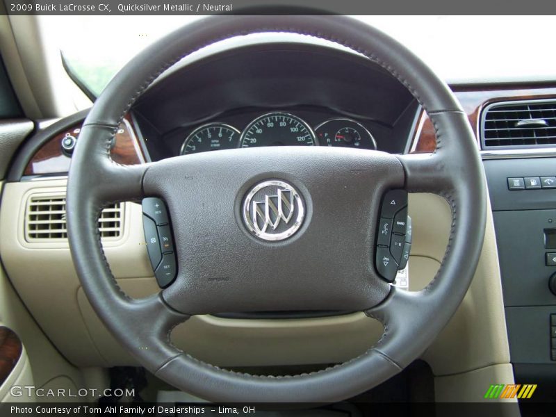 Quicksilver Metallic / Neutral 2009 Buick LaCrosse CX