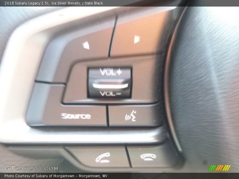 Ice Silver Metallic / Slate Black 2018 Subaru Legacy 2.5i