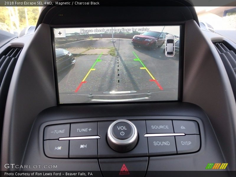 Magnetic / Charcoal Black 2018 Ford Escape SEL 4WD