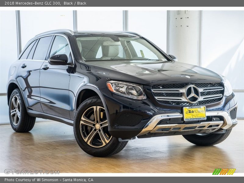 Black / Black 2018 Mercedes-Benz GLC 300