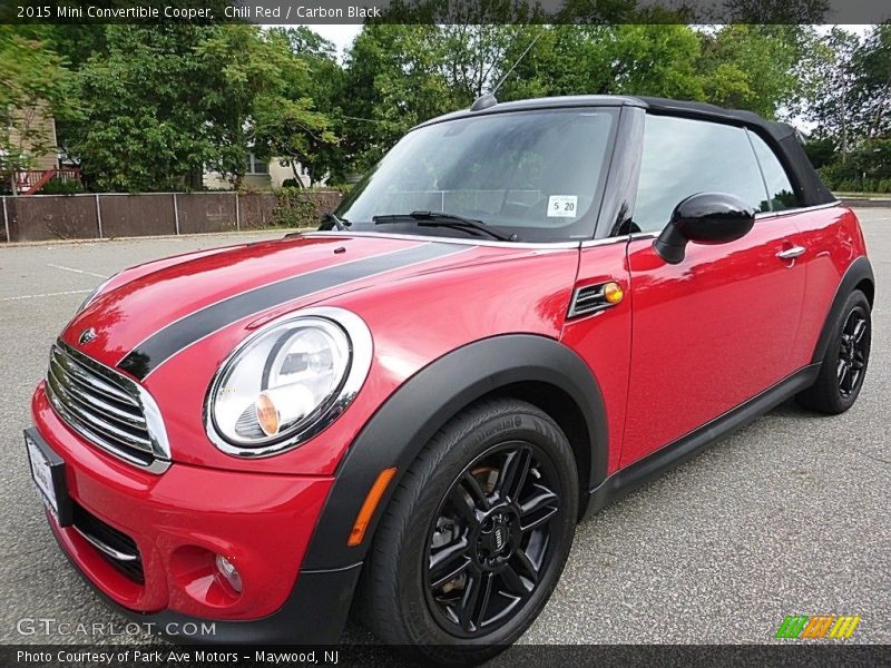 Chili Red / Carbon Black 2015 Mini Convertible Cooper