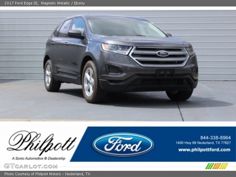 Magnetic Metallic / Ebony 2017 Ford Edge SE