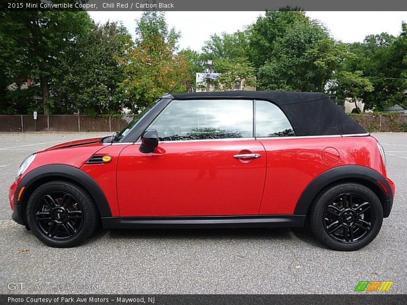 Chili Red / Carbon Black 2015 Mini Convertible Cooper