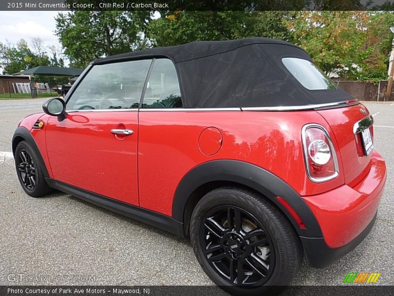 Chili Red / Carbon Black 2015 Mini Convertible Cooper