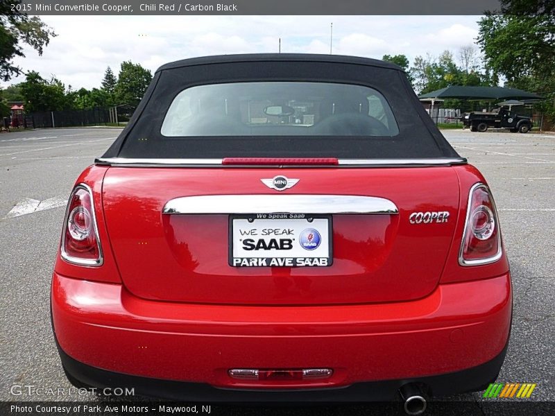 Chili Red / Carbon Black 2015 Mini Convertible Cooper