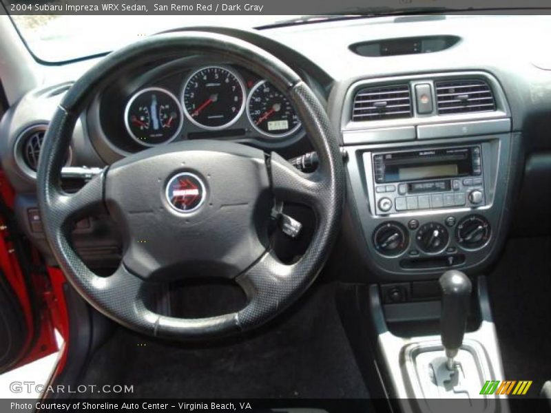 San Remo Red / Dark Gray 2004 Subaru Impreza WRX Sedan
