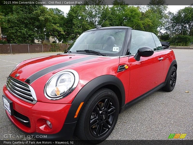 Chili Red / Carbon Black 2015 Mini Convertible Cooper
