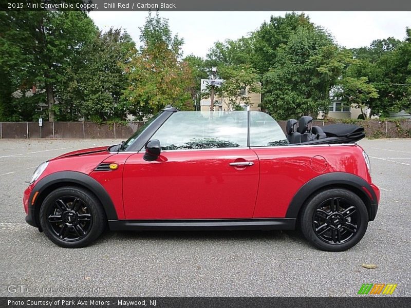 Chili Red / Carbon Black 2015 Mini Convertible Cooper