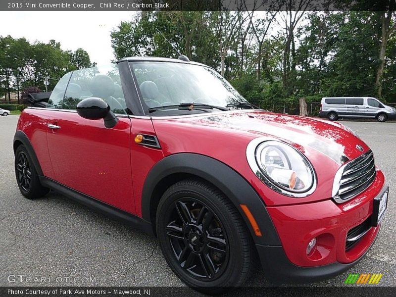 Chili Red / Carbon Black 2015 Mini Convertible Cooper