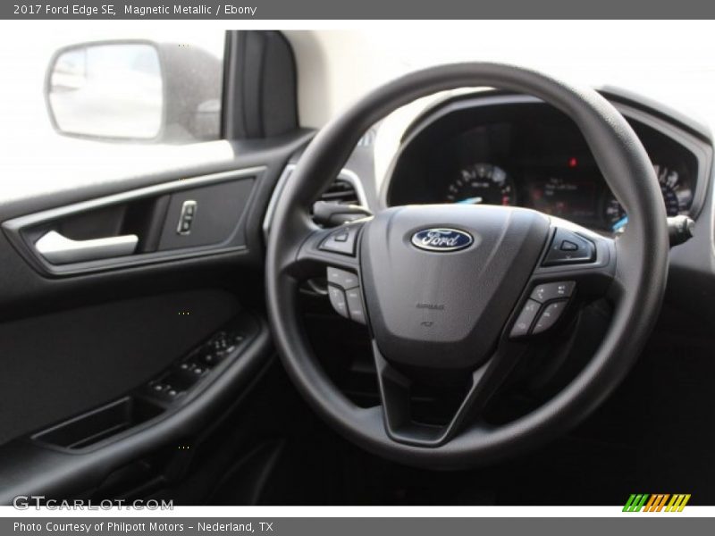 Magnetic Metallic / Ebony 2017 Ford Edge SE
