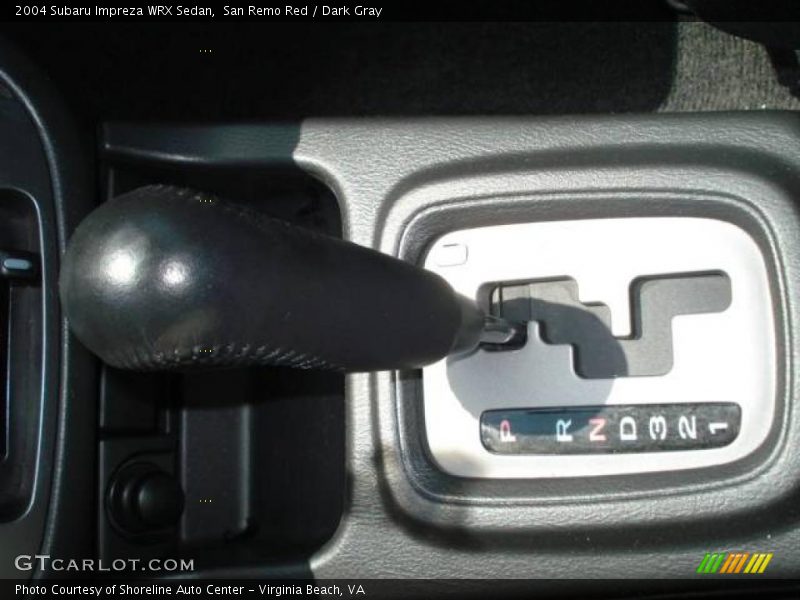 San Remo Red / Dark Gray 2004 Subaru Impreza WRX Sedan