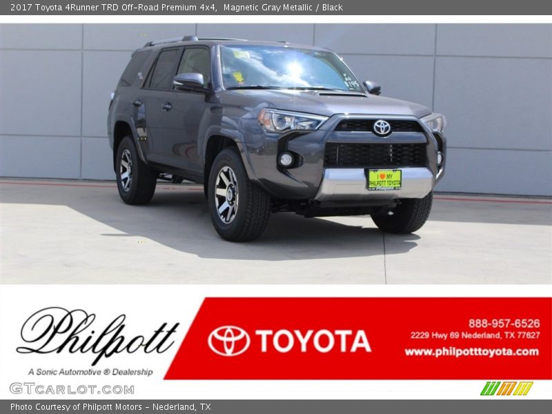 Magnetic Gray Metallic / Black 2017 Toyota 4Runner TRD Off-Road Premium 4x4