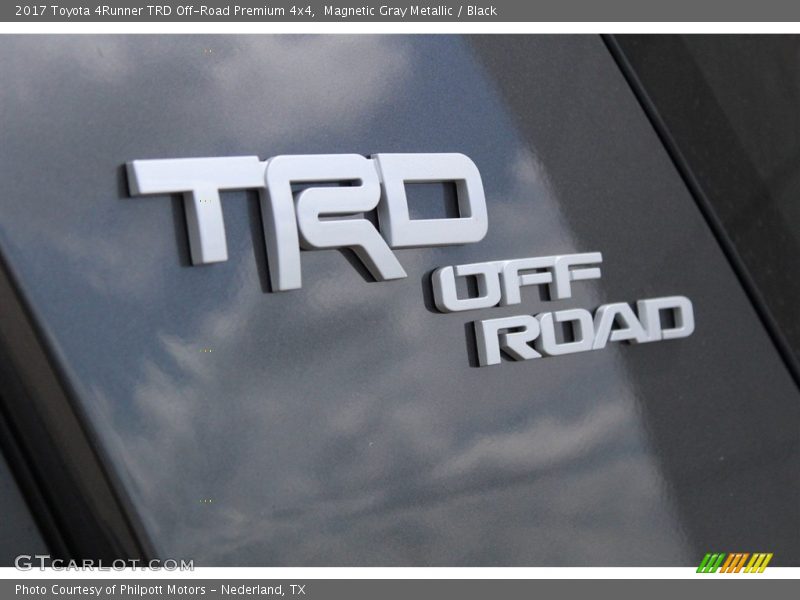 Magnetic Gray Metallic / Black 2017 Toyota 4Runner TRD Off-Road Premium 4x4