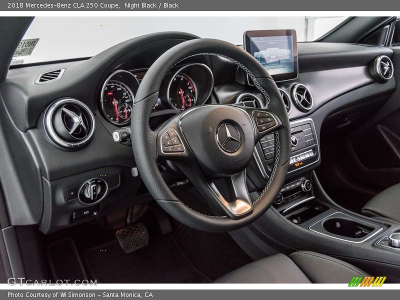 Night Black / Black 2018 Mercedes-Benz CLA 250 Coupe