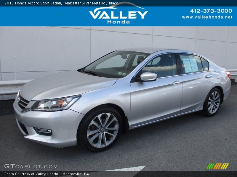Alabaster Silver Metallic / Black 2013 Honda Accord Sport Sedan