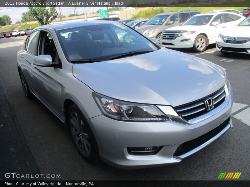 Alabaster Silver Metallic / Black 2013 Honda Accord Sport Sedan