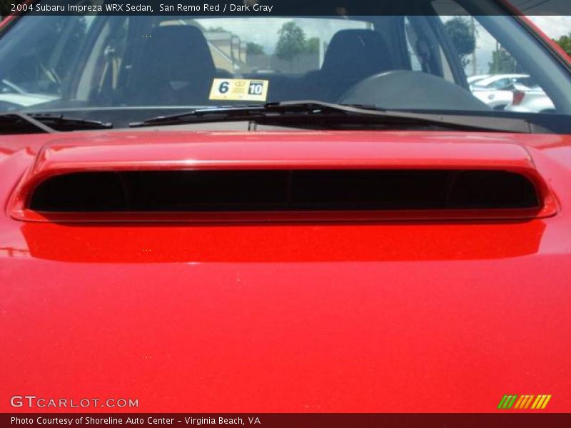 San Remo Red / Dark Gray 2004 Subaru Impreza WRX Sedan