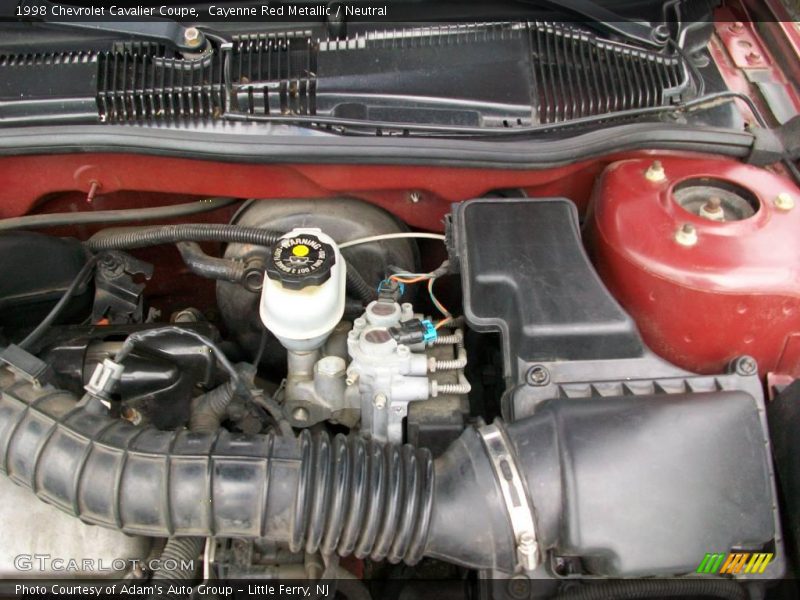 Cayenne Red Metallic / Neutral 1998 Chevrolet Cavalier Coupe