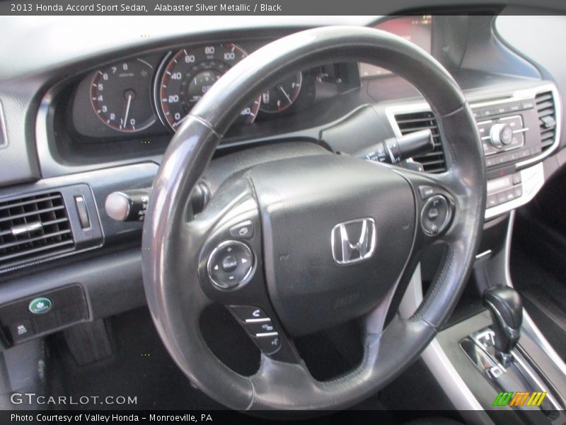 Alabaster Silver Metallic / Black 2013 Honda Accord Sport Sedan
