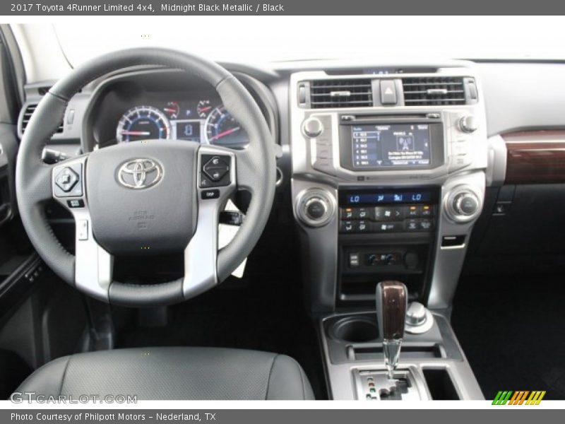 Midnight Black Metallic / Black 2017 Toyota 4Runner Limited 4x4