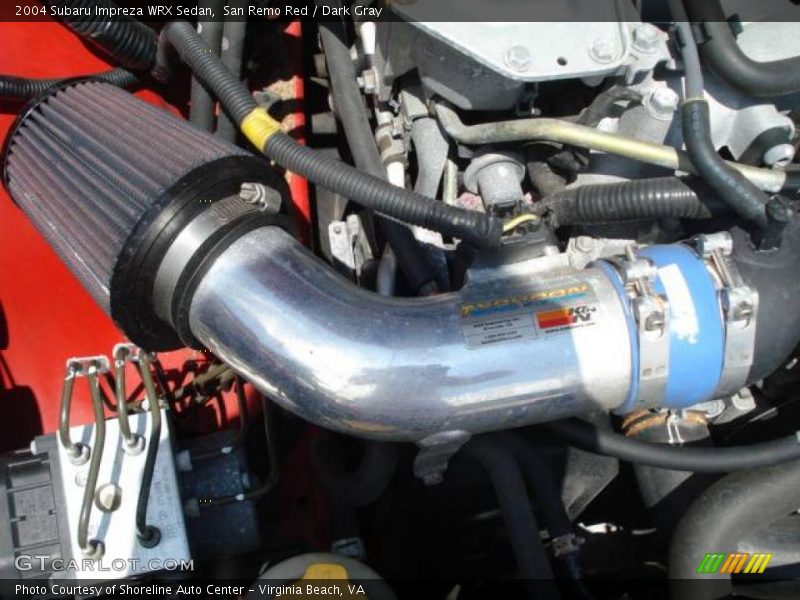 San Remo Red / Dark Gray 2004 Subaru Impreza WRX Sedan