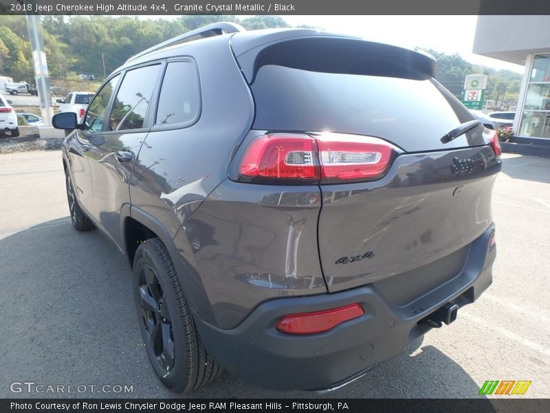 Granite Crystal Metallic / Black 2018 Jeep Cherokee High Altitude 4x4