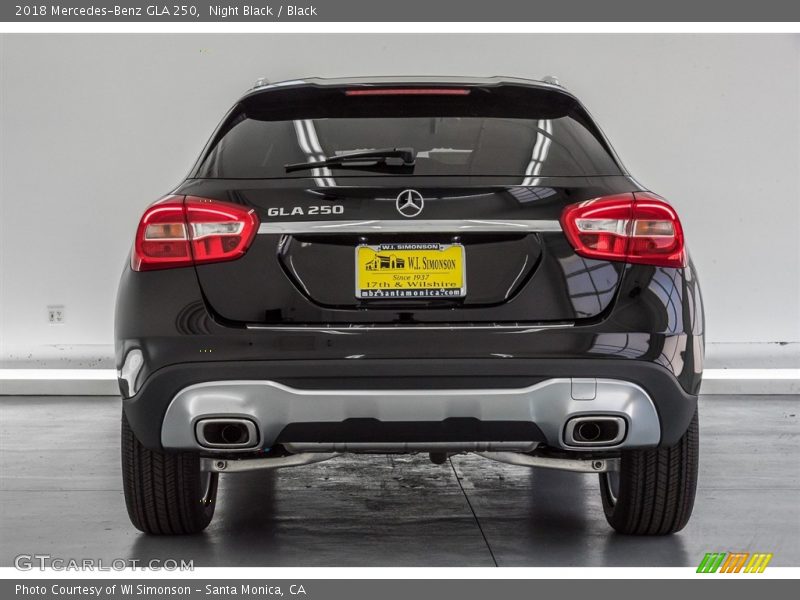 Night Black / Black 2018 Mercedes-Benz GLA 250