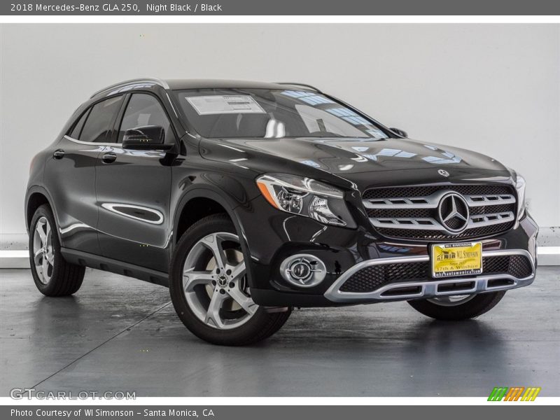 Night Black / Black 2018 Mercedes-Benz GLA 250