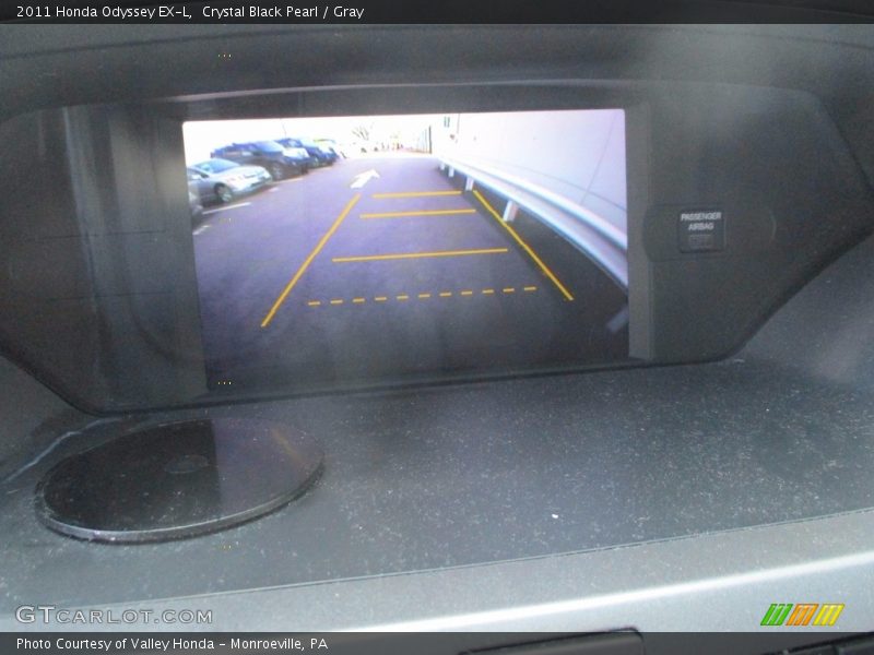 Crystal Black Pearl / Gray 2011 Honda Odyssey EX-L