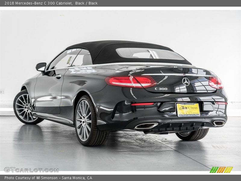 Black / Black 2018 Mercedes-Benz C 300 Cabriolet