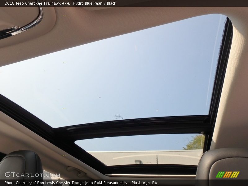 Sunroof of 2018 Cherokee Trailhawk 4x4
