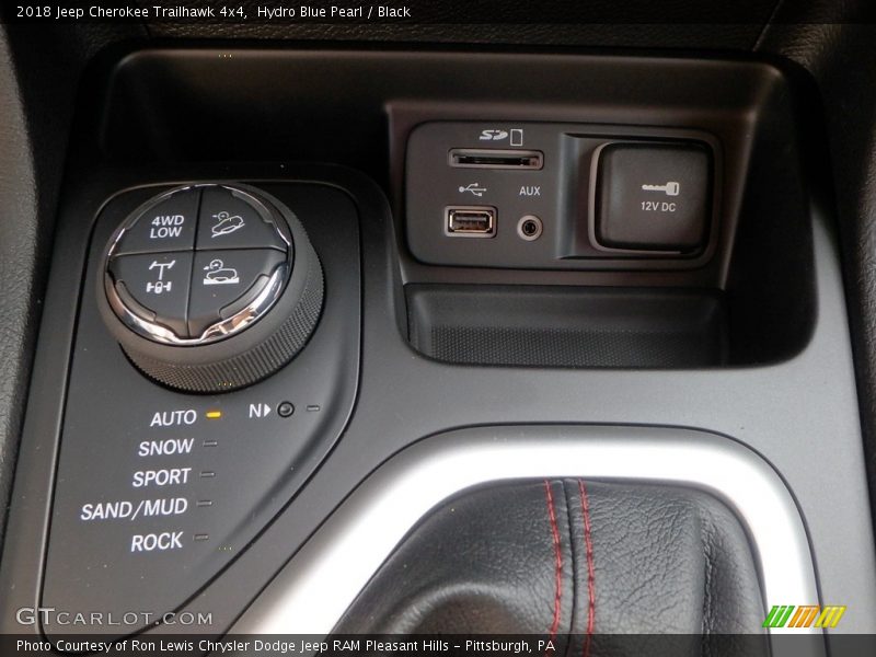 Controls of 2018 Cherokee Trailhawk 4x4