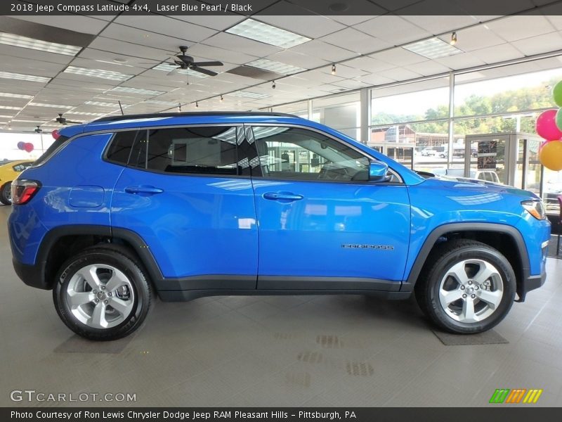 Laser Blue Pearl / Black 2018 Jeep Compass Latitude 4x4